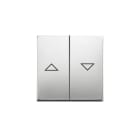 ABB - Vipu ylös/alas Impressivo - 2-os.IP20 teräs