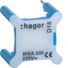 HAGER - Merkkilamppu - WXA690 LED 0.5mA 230V sininen