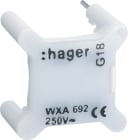 HAGER - Merkkilamppu - WXA692 LED 0.5mA 230V valk.