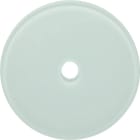 HAGER - Peitelevy Glas - 1-os. kytk/pain lasi valkoinen