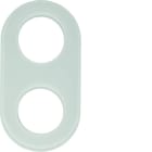 HAGER - Peitelevy Glas - 2os. lasi valkoinen