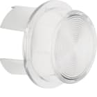 HAGER - Linssi S.1/R.1/R.3 - kirkas E10 painike/mv