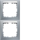 HAGER - Peitelevy S.1 - 2-os. 80mm pysty MI alu