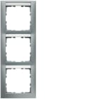 HAGER - Peitelevy S.1 - 3-os. 80mm pysty MI alu
