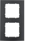 HAGER - Peitelevy B.3 - 2-os. 81mm mus-Al/ant