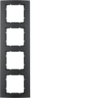 HAGER - Peitelevy B.3 - 4-os. 81mm mus-Al/ant