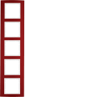 HAGER - Peitelevy B.3 - 5-os. 81mm pun-Al/val