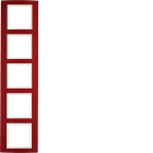 HAGER - Peitelevy B.3 - 5-os. 81mm pun-Al/val