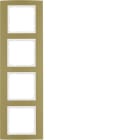 HAGER - Peitelevy B.3 - 4-os. 81mm kulta-Al/val