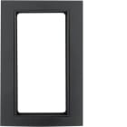 HAGER - Peitelevy B.3 - 1-os. 137mm mus-Al/ant