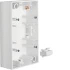 HAGER - Pintakojerasia B.3 - 2-os. 37mm pysty val