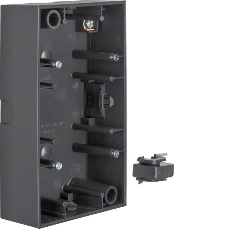 HAGER - Pintakojerasia B.3 - 2-os. 37mm pysty ant