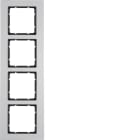 HAGER - Peitelevy B.7 - 4-os. 95mm An-Al/ant