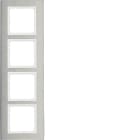 HAGER - Peitelevy B.7 - 4-os. pystyh. RST/val