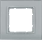 HAGER - Peitelevy B.7 - 1-os. 95mm alu-lasi/alu