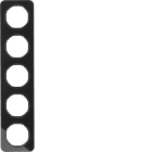 HAGER - Peitelevy R.1 - 5-os. musta lasi