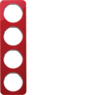 HAGER - Peitelevy R.1 - 4-os. läpin. pun/val