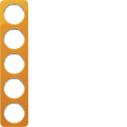 HAGER - Peitelevy R.1 - 5-os. läpin. kel/val