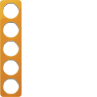 HAGER - Peitelevy R.1 - 5-os. läpin. kel/val