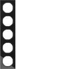 HAGER - Peitelevy R.3 - 5-os. musta lasi