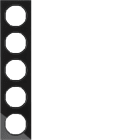 HAGER - Peitelevy R.3 - 5-os. musta lasi