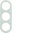 HAGER - Peitelevy R.classic - 3-os. lasi valkoinen