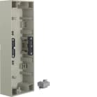 HAGER - Pintakojerasia K.5 - 3-os. pysty 36mm rst matta