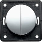 HAGER - Kytkin Integro Flow - 5/16A/250V UR galv. kromi