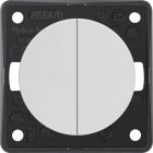 HAGER - Painike Integro Flow - 5/10A/250V UKR val