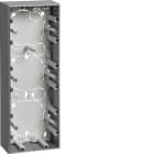 HAGER - Pintakojerasia S.1 - 3-os. 37mm IP21 alu