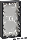 HAGER - Pintakojerasia S.1 - 2-os. 21mm IP21 ant