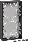 HAGER - Pintakojerasia S.1 - 2-os. 21mm IP21 ant