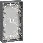 HAGER - Pintakojerasia S.1 - 2-os. 21mm IP21 alu