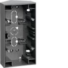 HAGER - Pintakojerasia S.1 - 2-os. kulma-as. IP21 alu