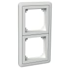 SCHNEIDER ELECTRIC - Peitelevy adapterilla Exxact - 2-os.Combi val