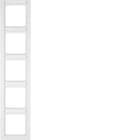 HAGER - Peitelevy Q.1 - 5os. 80mm pysty MI val