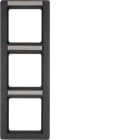 HAGER - Peitelevy Q.1 - 3os. 80mm pysty MI ant