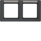 HAGER - Peitelevy Q.1 - 2os. 80mm vaaka MI ant