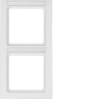 HAGER - Peitelevy Q.3 - 2os. 80mm pysty MI val