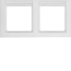 HAGER - Peitelevy Q.3 - 2os. 80mm vaaka MI val