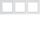 HAGER - Peitelevy Q.3 - 3os. 80mm vaaka MI val