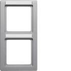 HAGER - Peitelevy Q.1 - 2os. 80mm pysty MI alu