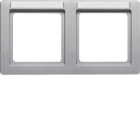 HAGER - Peitelevy Q.1 - 2os. 80mm vaaka MI alu