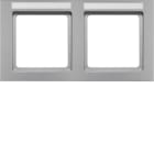 HAGER - Peitelevy Q.3 - 2os. 80mm vaaka MI alu