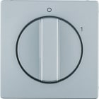 HAGER - Keskiölevy Q.1/Q.3 - 0-1 kytk. 3862/38620101 alu