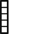 HAGER - Peitelevy Q.7 - 5-os. lasi MUS