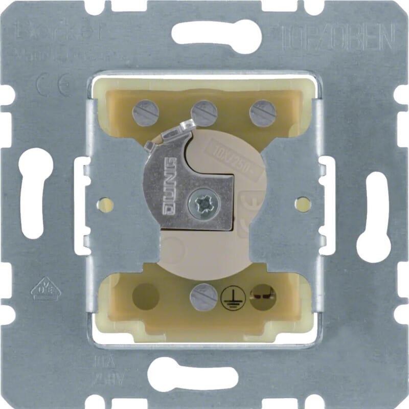 HAGER - Kytkin - 1N/10A/230V luk. PE 0 UR