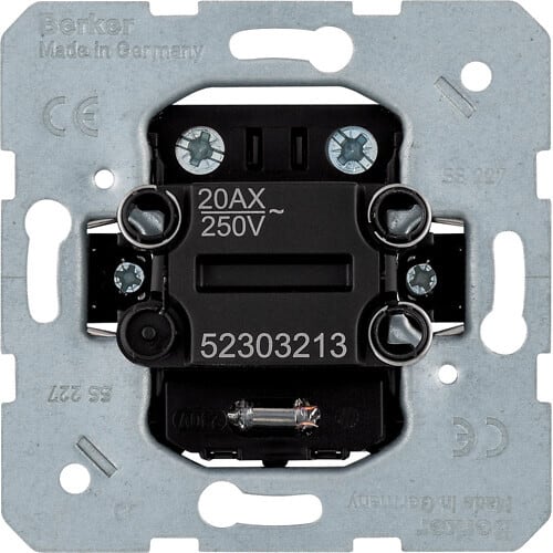 HAGER - Kytkin - 2/20A/250V UJ 0X maad.liit.
