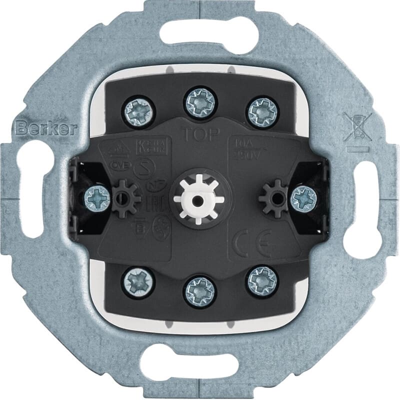 HAGER - Painike - 6+6/10A/250V UR