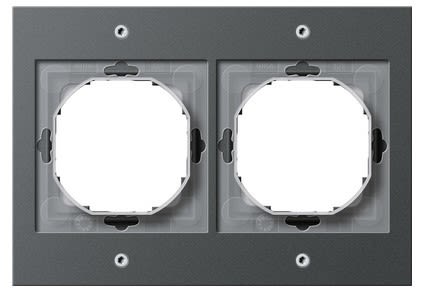 GIRA - Peitelevy Ulkok. 2 os. ANT - Gira TX-44